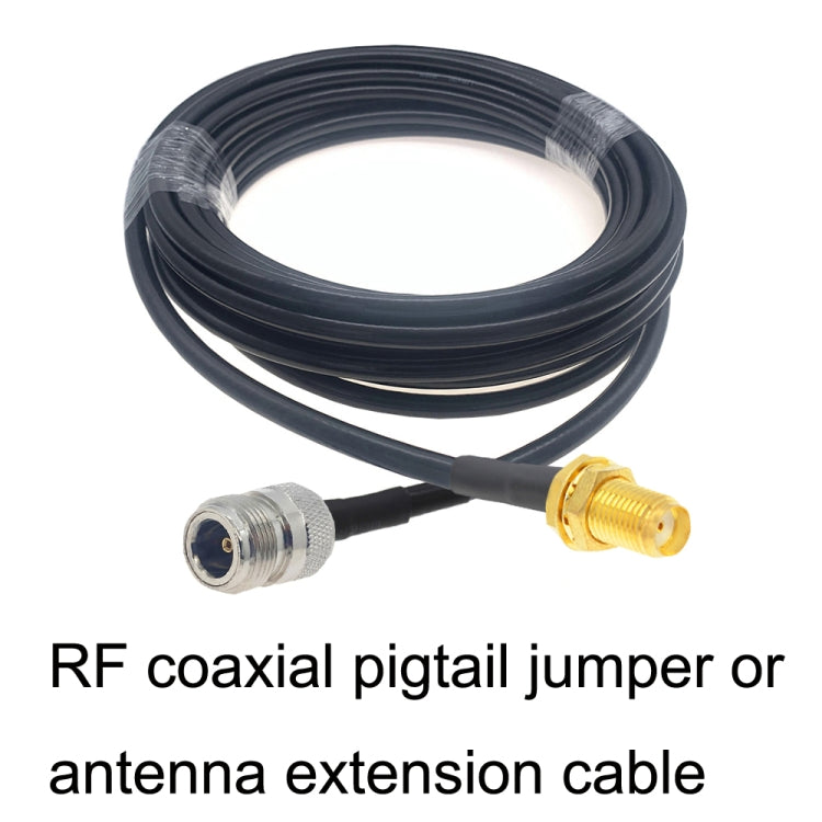 SMA Female to N Female RG58 Coaxial Adapter Cable, Cable Length:3m - Connectors by buy2fix | Online Shopping UK | buy2fix