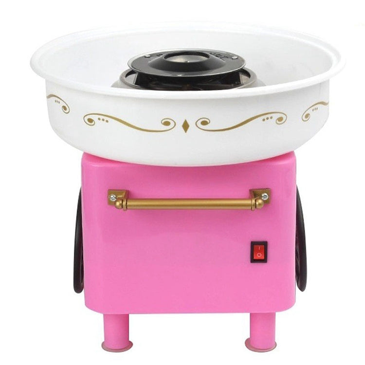 Retro Trolley Mini Cotton Candy Machine, Specification:U.S. Regulations 110 V(Pink) - Home & Garden by buy2fix | Online Shopping UK | buy2fix