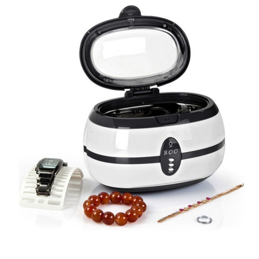 VGT-800 600ml Low Noise Vacuum Cleaner Ultrasonic Cleaner with SUS304 Tank for Home Jewelry Eyeglass Watch, Specification:EU Plug - Home & Garden by buy2fix | Online Shopping UK | buy2fix