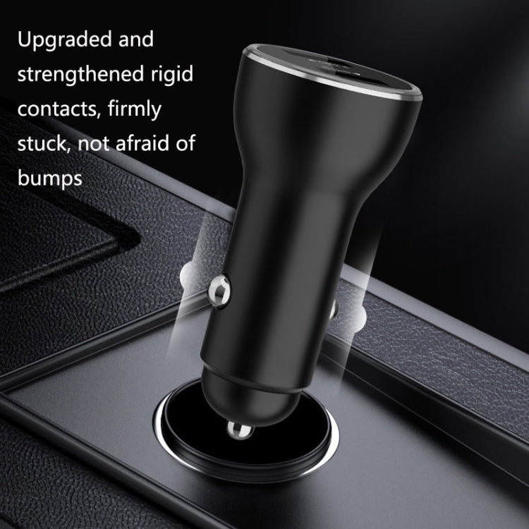 QIAKEY QK505 Dual Ports Fast Charge Car Charger(Black) - Car Charger by QIAKEY | Online Shopping UK | buy2fix