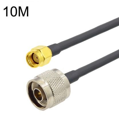 RP-SMA Male to N Male RG58 Coaxial Adapter Cable, Cable Length:10m - Connectors by buy2fix | Online Shopping UK | buy2fix