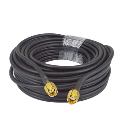 RP-SMA Male To RP-SMA Male RG58 Coaxial Adapter Cable, Cable Length:1m - Connectors by buy2fix | Online Shopping UK | buy2fix