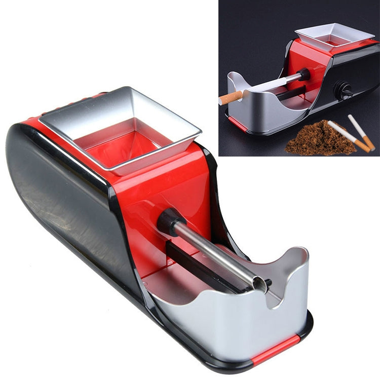 Electric Cigarette Maker Automatic Cigarette Puller Set Empty Tobacco Pipe Household Tobacco Equipment, EU Plug(Red) - Cigarette Box & Ashtrays by buy2fix | Online Shopping UK | buy2fix