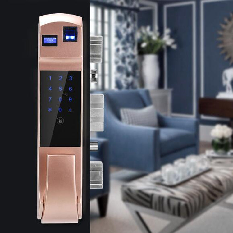 Fully Automatic Fingerprint Password Lock Intelligent Anti-theft Home Electronic Credit Card Automatic Unlock and Mute APP - Security by buy2fix | Online Shopping UK | buy2fix