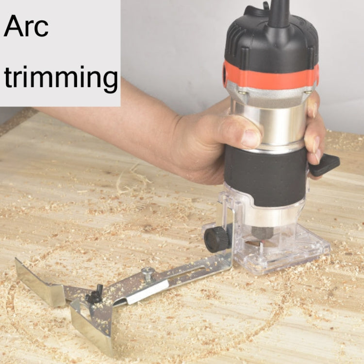 Woodworking Trimming Machine Multifunctional Electric Wood Milling Slotting Machine Engraving Tools US Plug, Material:720W Aluminum Body - Others by buy2fix | Online Shopping UK | buy2fix