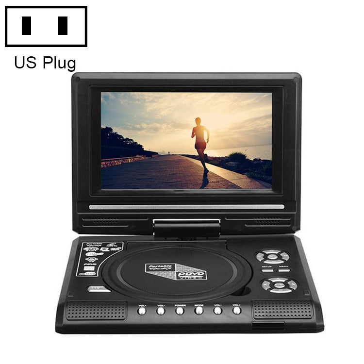 7.8 inch Portable DVD with TV Player, Support SD / MMC Card / Game Function / USB Port(US Plug) - Consumer Electronics by buy2fix | Online Shopping UK | buy2fix