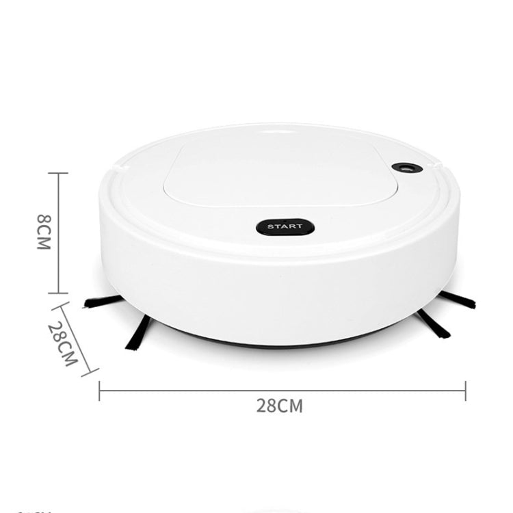 Household Intelligent Humidifying Sweeping Robot Spray Lazy Sweeping Dust Collector Mopping Vacuum Cleaner(White) - Consumer Electronics by buy2fix | Online Shopping UK | buy2fix