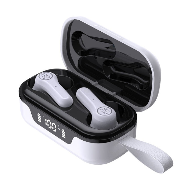 ANC Business Sports TWS Stereo Dual Ears Bluetooth V5.0+EDR Earphone with Charging Box(White) - TWS Earphone by buy2fix | Online Shopping UK | buy2fix