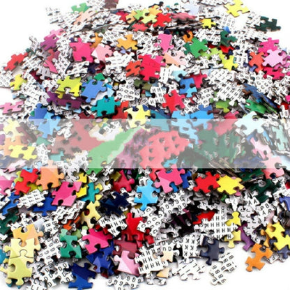 Round Shape Irregular Plane Puzzle Jigsaw Toy 1000 Pieces(Gemstone) - Puzzle Toys by buy2fix | Online Shopping UK | buy2fix