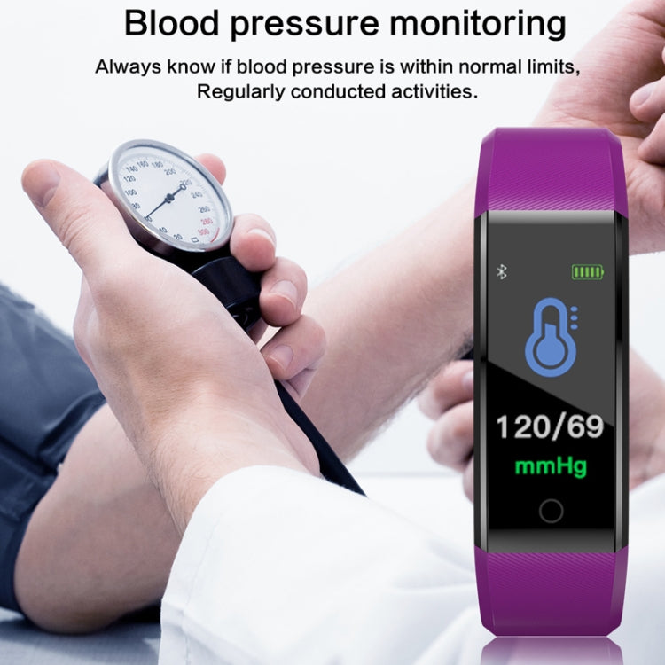 ID115 Plus Smart Bracelet Fitness Heart Rate Monitor Blood Pressure Pedometer Health Running Sports SmartWatch for IOS Android(blue) - Smart Wear by buy2fix | Online Shopping UK | buy2fix