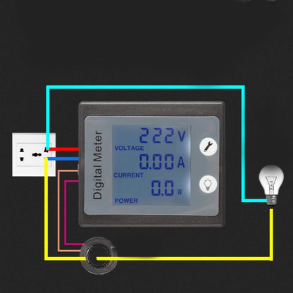 peacefair PZEM-011 AC Digital Display Multi-function Voltage and Current Meter Electrician Instrument, Specification:Host + Closed CT - Consumer Electronics by peacefair | Online Shopping UK | buy2fix