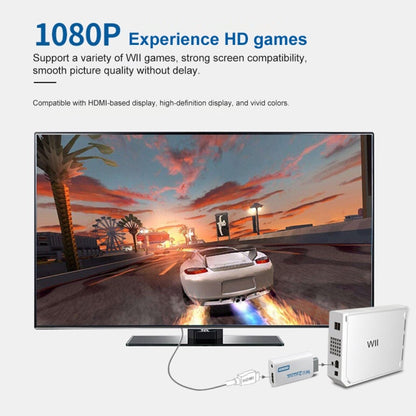 Plug and Play Wii to HDMI 1080p Converter Adapter Wii 2 hdmi 3.5mm Audio Box Wii-link for Nintendo Wii - Toys & Hobbies by buy2fix | Online Shopping UK | buy2fix