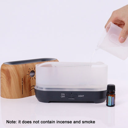 Desktop 3D Simulation Flame Incense Smoked Machine Humidifier, Colour:Light Wood Grain(EU Plug) - Home & Garden by buy2fix | Online Shopping UK | buy2fix