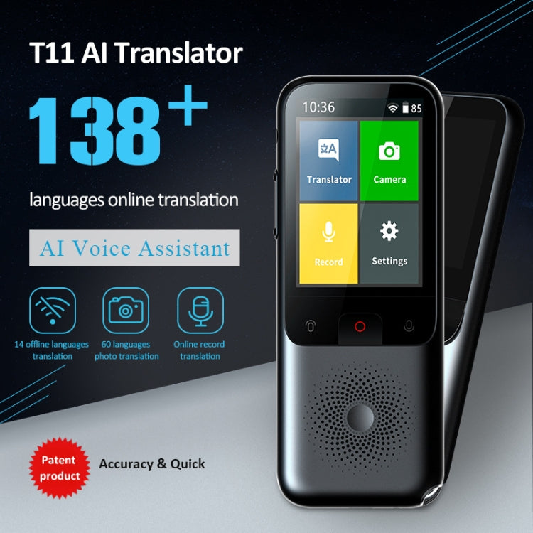 T11 Intelligent Voice Translator WIFI Artificial Intelligence Language Translation - Consumer Electronics by buy2fix | Online Shopping UK | buy2fix