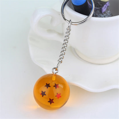 2 PCS Anime 7 Stars Balls 2.7cm PVC Figures Toys Keychain(5 star) - Key Rings by buy2fix | Online Shopping UK | buy2fix