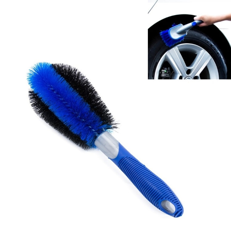 3 PCS Wheel Hub Long-Handled Brush Special Tool For Powerful Decontamination & Cleaning Of Tires, Colour: Blue Straight Brush - Car washing supplies by buy2fix | Online Shopping UK | buy2fix