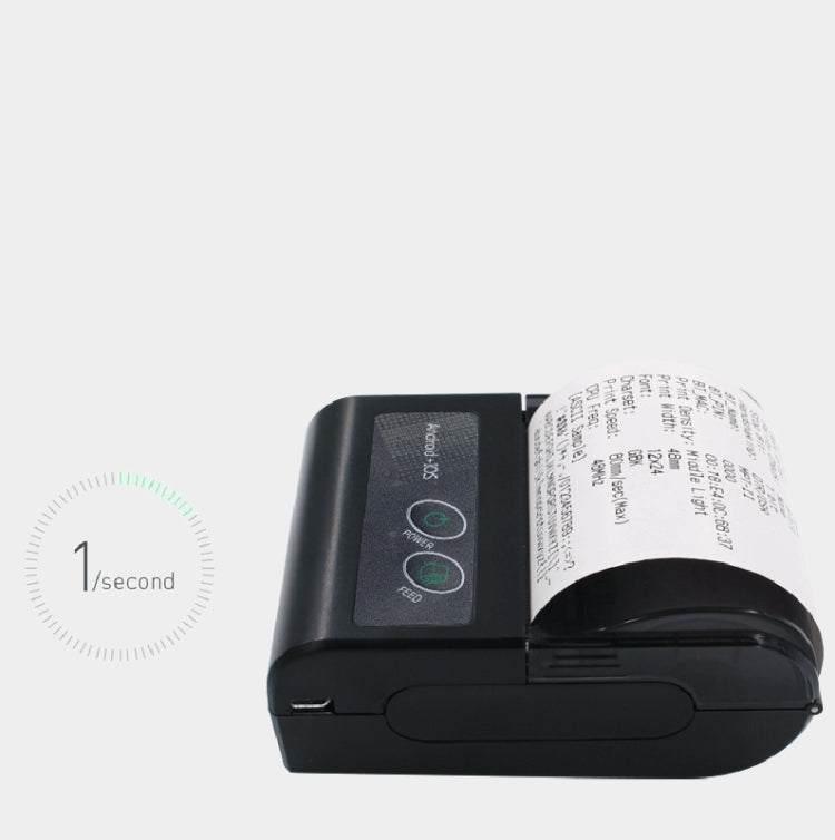 58HB6 Portable Bluetooth Thermal Printer Label Takeaway Receipt Machine, Supports Multi-Language & Symbol/Picture Printing, Model: US Plug (Spanish) - Consumer Electronics by buy2fix | Online Shopping UK | buy2fix