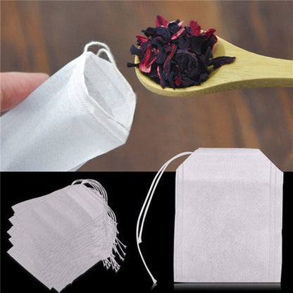 100 PCS Teabags Scented Tea Bags with Seal Filter Paper, Size: 5.5 x 7cm - Home & Garden by buy2fix | Online Shopping UK | buy2fix