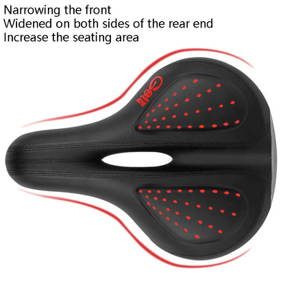 Bicycle Riding Seat Silicone Bicycle Seat Bicycle Saddle(Red) - Outdoor & Sports by buy2fix | Online Shopping UK | buy2fix