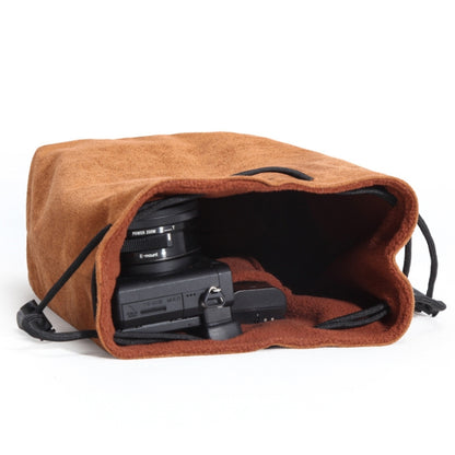 S.C.COTTON Liner Shockproof Digital Protection Portable SLR Lens Bag Micro Single Camera Bag Square Gray M - Camera Accessories by S.C.COTTON | Online Shopping UK | buy2fix