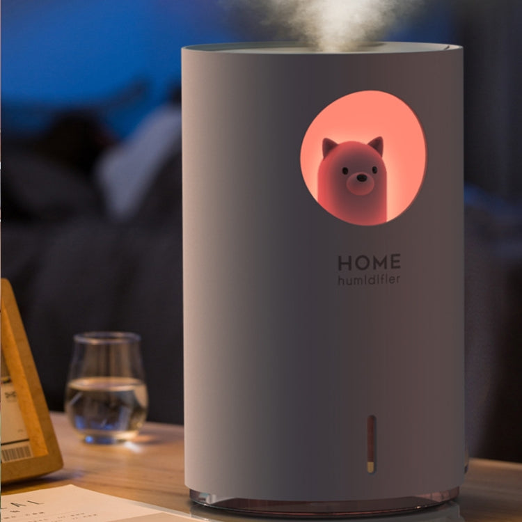 K9 Humidifier Colorful Night Light Home Large Capacity USB Office Aromatherapy Machine Atomizer(Polar Bear White) - Home & Garden by buy2fix | Online Shopping UK | buy2fix