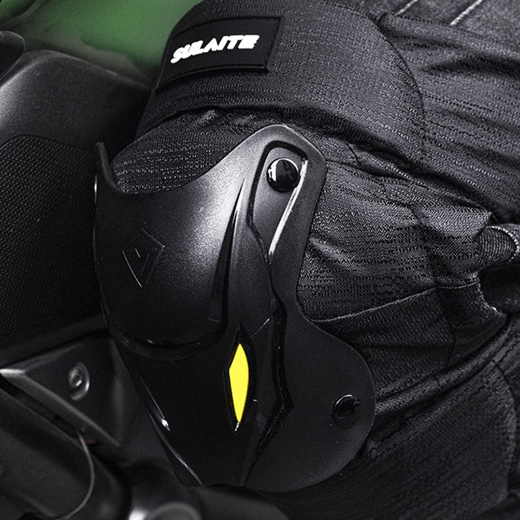 SULAITE Motorcycle Protector Rider Wind Warmth Protective Gear Riding Equipment, Colour: Black Knee Pads - Protective Gear by SULAITE | Online Shopping UK | buy2fix