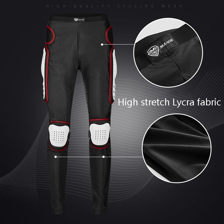 SULAITE Motorcycle Cross-Country Riding Trousers Protective Hip Pants, Specification: XXXXL(Red) - Protective Gear by SULAITE | Online Shopping UK | buy2fix