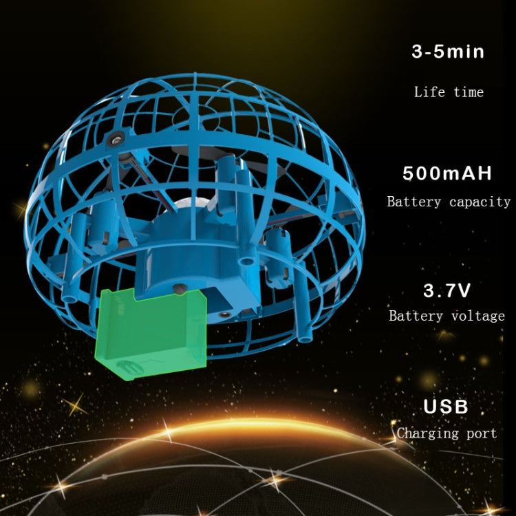 Remote Stunt Suspended Ball Induction Four-Axis Aircraft Toy For Children(Blue) - RC Aircrafts by buy2fix | Online Shopping UK | buy2fix
