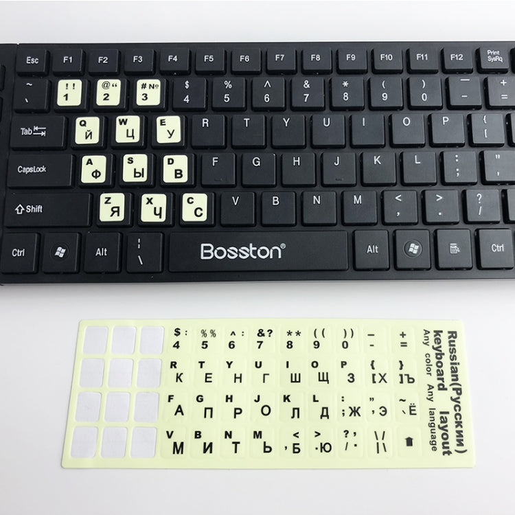 3 PCS Luminous Keyboard Stickers Notebook Desktop Computer Keyboard Stickers(Spanish) - Silicone / Sticker by buy2fix | Online Shopping UK | buy2fix