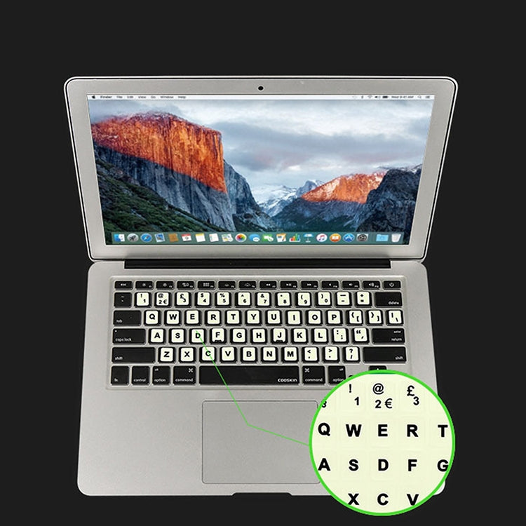 3 PCS Luminous Keyboard Stickers Notebook Desktop Computer Keyboard Stickers(French) - Silicone / Sticker by buy2fix | Online Shopping UK | buy2fix