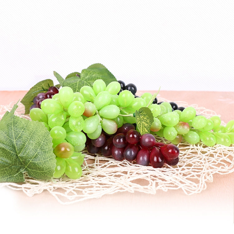 2 Bunches 110 Red Grapes Simulation Fruit Simulation Grapes PVC with Cream Grape Shoot Props - Camera Accessories by buy2fix | Online Shopping UK | buy2fix