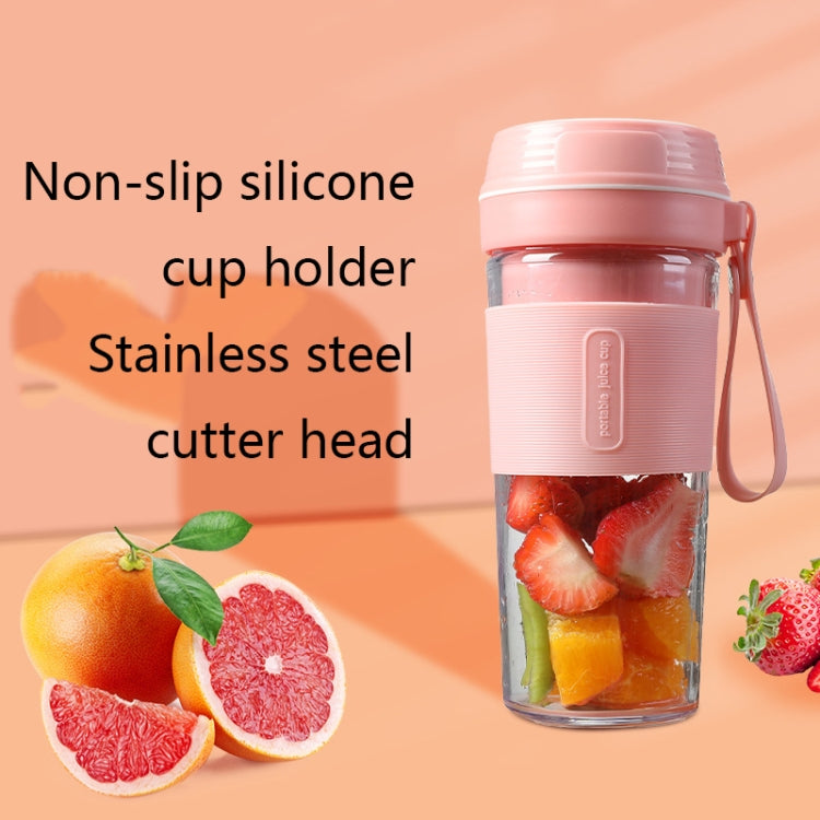 FS1300 Mini Juicer Home Portable Cooking Machine Student Juice Cup Juicer, Colour: Cherry Blossom Four  Blade - Home & Garden by buy2fix | Online Shopping UK | buy2fix