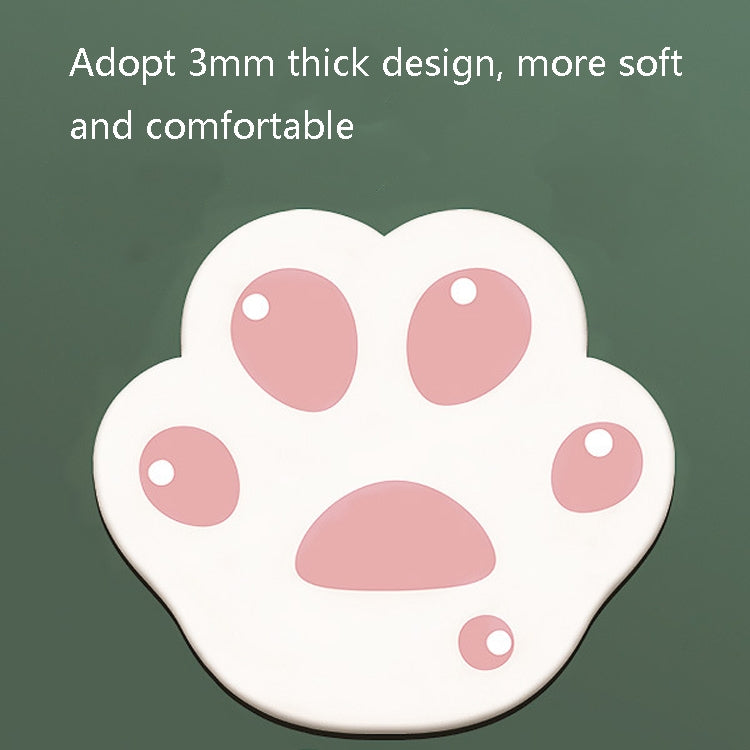 3 PCS XH12 Cats Claw Cute Cartoon Mouse Pad, Size: 280 x 250 x 3mm(Grayish) - Mouse Pads by buy2fix | Online Shopping UK | buy2fix