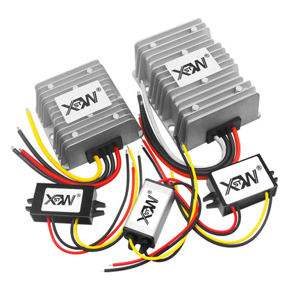 XWST DC 12/24V To 5V Converter Step-Down Vehicle Power Module, Specification: 12/24V To 5V 1A Small Aluminum Shell -  by buy2fix | Online Shopping UK | buy2fix