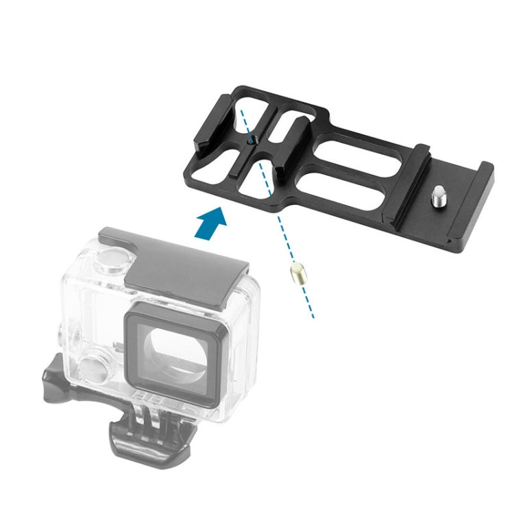 20mm Rail Side Mount for GoPro Hero11 Black / HERO10 Black /9 Black /8 Black /7 /6 /5 /5 Session /4 Session /4 /3+ /3 /2 /1, DJI Osmo Action and Other Action Cameras, Hunting Shot(Black) - DJI & GoPro Accessories by buy2fix | Online Shopping UK | buy2fix