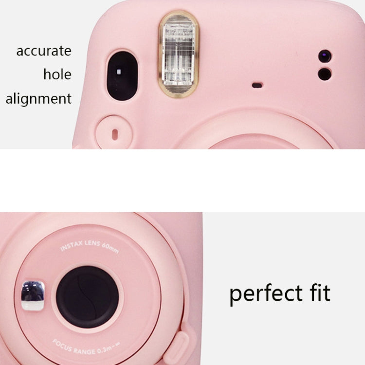 Camera Jelly Color Silicone Protective Cover For Fujifilm Instax mini 11(White) - Camera Accessories by buy2fix | Online Shopping UK | buy2fix