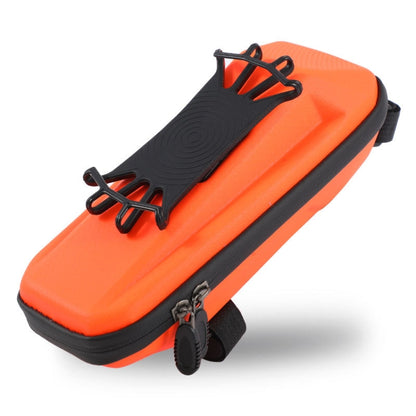 WEST BIKING YP0707263 Bicycle Outdoor Front Beam Bag EVA Hard Shell Phone Bag(Orange) - Bicycle Bags by WEST BIKING | Online Shopping UK | buy2fix