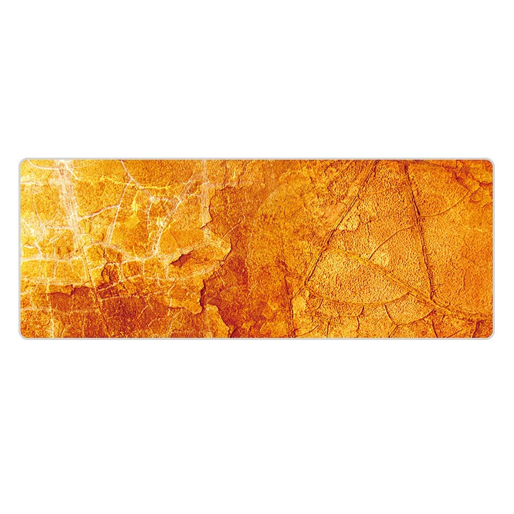 300x800x2mm Marbling Wear-Resistant Rubber Mouse Pad(Yellow Marble) - Mouse Pads by buy2fix | Online Shopping UK | buy2fix