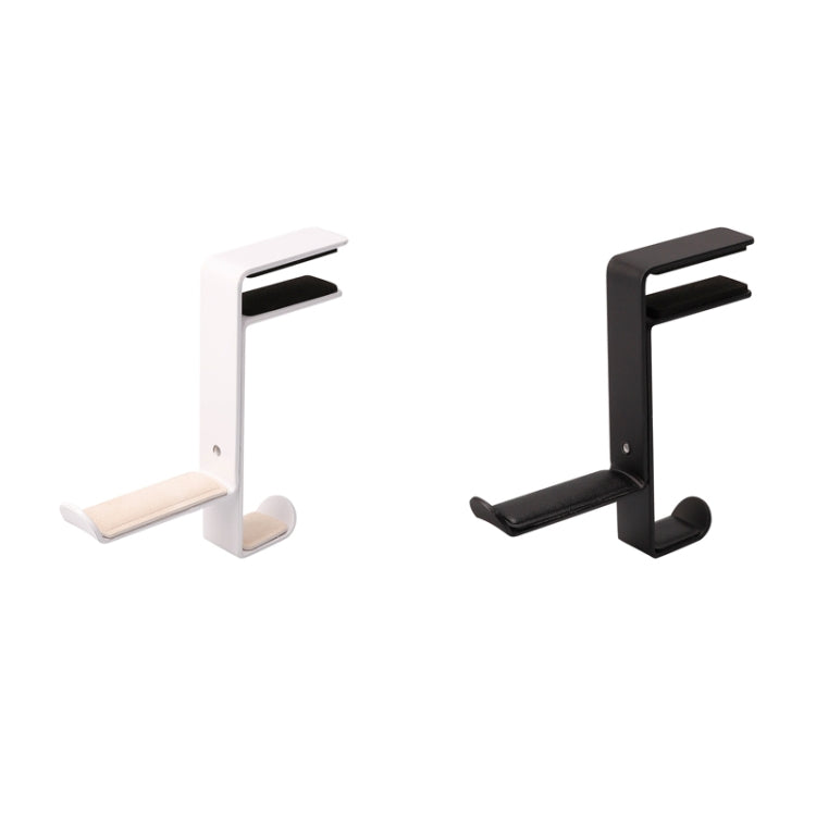 JD039 Metal Clip Earphone Holder Desktop Headset Hook(Black) - Headset Stand by buy2fix | Online Shopping UK | buy2fix