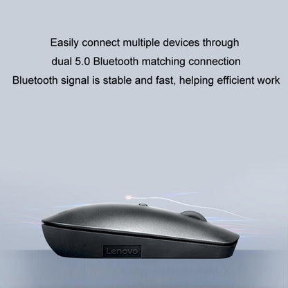 Lenovo ThinkBook Dual Bluetooth 5.0 Wireless Mouse Compact Portable Ultra Slim Office Mouse - Wireless Mice by Lenovo | Online Shopping UK | buy2fix