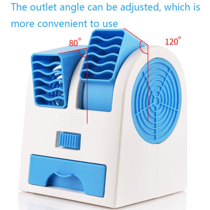 Mini Silent Dual-port Bladeless Cooling Fan(Black) - Consumer Electronics by buy2fix | Online Shopping UK | buy2fix