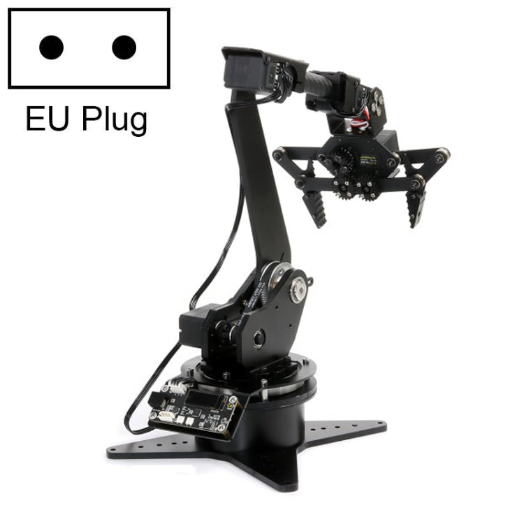 Waveshare High-Torque Serial Bus Servo, Desktop Robotic Arm Kit, Based On ESP32, 5-DOF, Plug:EU Plug - Modules Expansions Accessories by Waveshare | Online Shopping UK | buy2fix