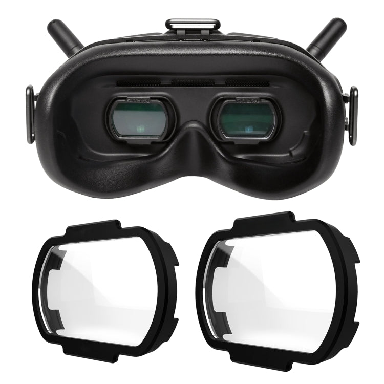 Sunnylife FV-Q9334 2 PCS Myopia Lens Nearsighted Corrective Aspherical Lens for DJI FPV Goggles V2, Colour: 100 Degree - Lens Accessories by Sunnylife | Online Shopping UK | buy2fix