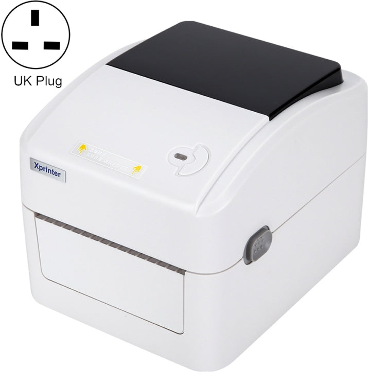 Xprinter XP-420B 108mm Express Order Printer Thermal Label Printer, Style:USB+LAN Port(UK Plug) - Consumer Electronics by Xprinter | Online Shopping UK | buy2fix