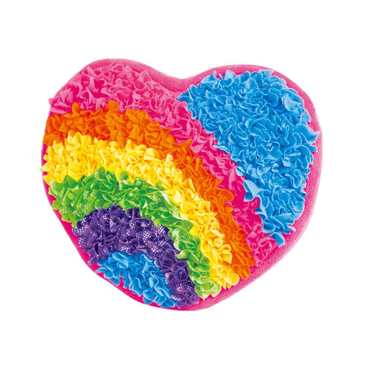 DIY Plush Pillow Toy Three-Dimensional Handmade Doll Material Package(Heart Shaped Rainbow) - Early Education Toys by buy2fix | Online Shopping UK | buy2fix