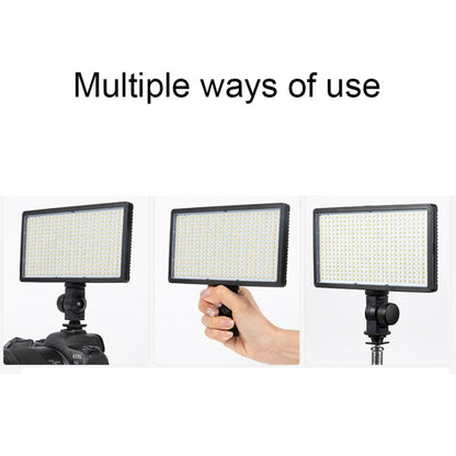 600 LEDs Stepless Adjustment Live Fill Light Reversible Photography Soft Light, Style: 10 inch(US Plug) -  by buy2fix | Online Shopping UK | buy2fix