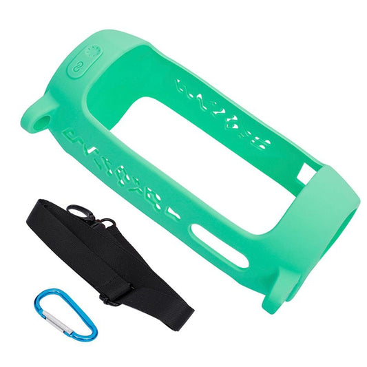 P401 For JBL Pulse4 Portable Shockproof Silicone Protective Case with Carabiner & Lanyard(Mint Green) - Protective Case by buy2fix | Online Shopping UK | buy2fix