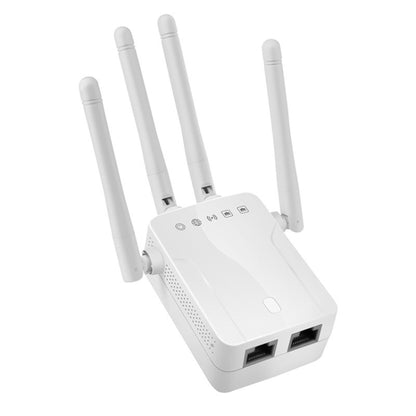 M-95B 300M Repeater WiFi Booster Wireless Signal Expansion Amplifier(White - US Plug) - Broadband Amplifiers by buy2fix | Online Shopping UK | buy2fix