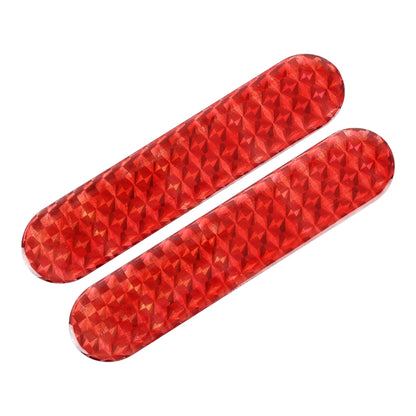 2 PCS High-brightness Laser Reflective Strip Warning Tape Decal Car Reflective Stickers Safety Mark(Red) - Warning Sticker by buy2fix | Online Shopping UK | buy2fix