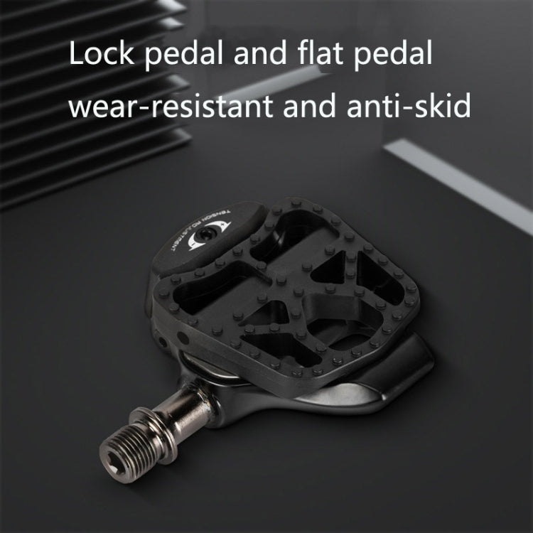 1 Pair PROMEND Road Bike Bicycle Lock Pedal Conversion Piece Nylon Plastic Self-Locking Pedal PDZ-N13 - Outdoor & Sports by PROMEND | Online Shopping UK | buy2fix
